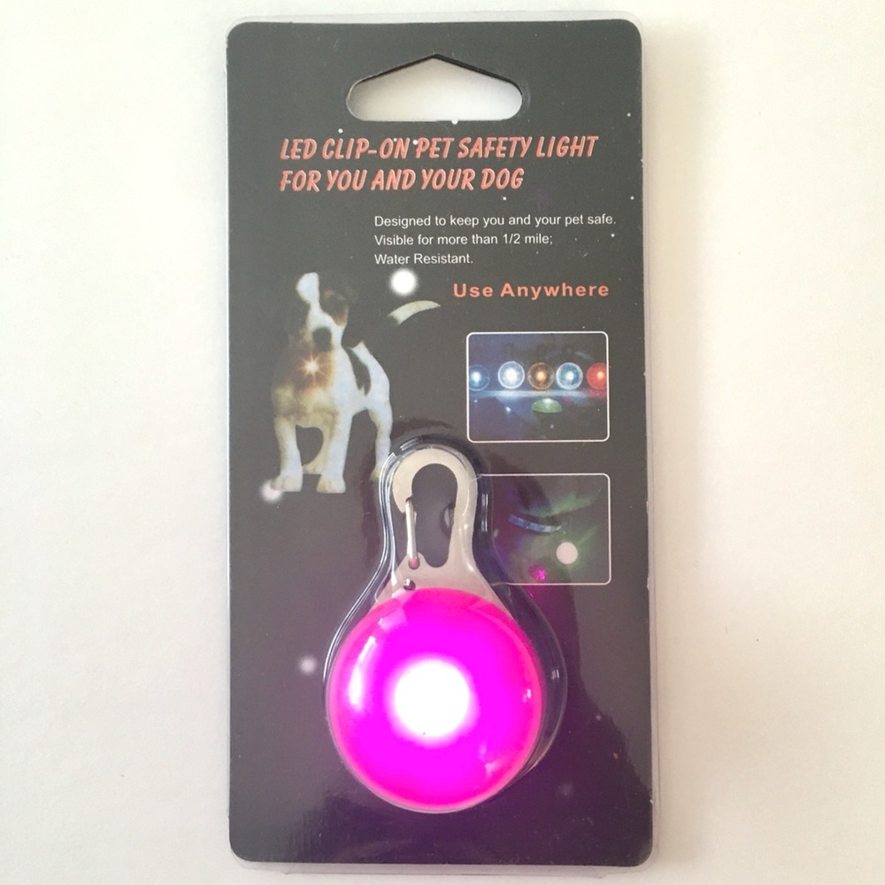 Pink Night Light for Dogs Cats Pets NWT - Picture 8 of 11